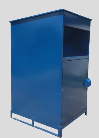 Shoe Collection Box - Specialty Donation Boxes by Cooper Tank | Collection Boxes & Bins for sale